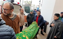 تشييع جثمان الراحل نجيب السالمي رائد الصحافة الرياضية بمقبرة الشهداء بالرباط