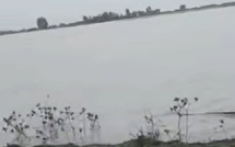 الأمطار تتسبب في قطع المقطع الطرقي بين سيدي علال التازي ودار الكداري